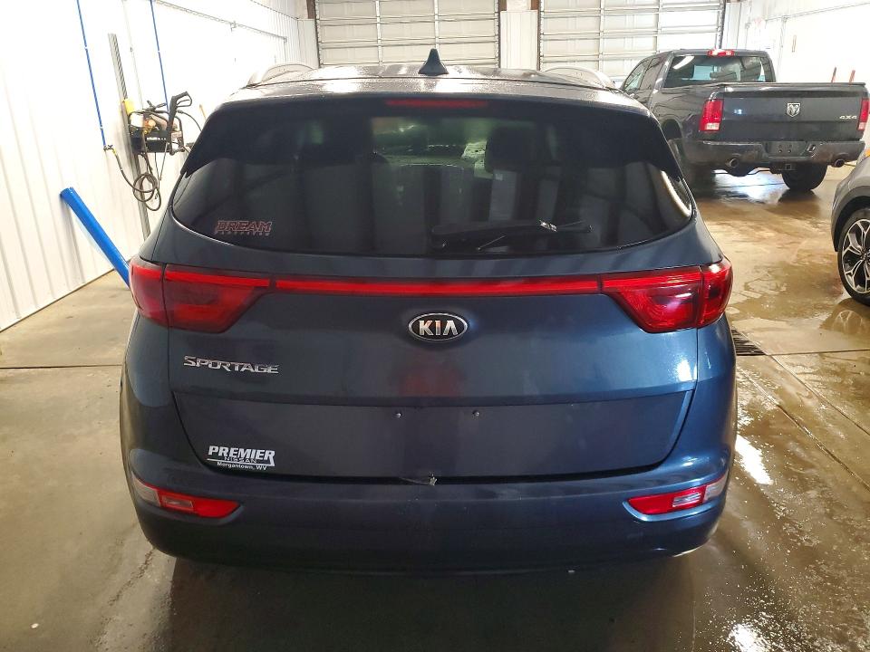 2017 Kia Sportage VIN KNDPMCACXH7170205 COPART salvage auction — FRONT END, Pa - Certificate Of Salvage, sold $725 on 2026-07-15 (photo 6)