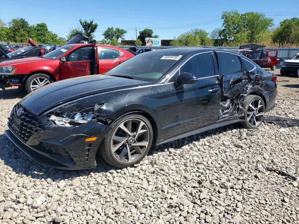2022 Hyundai VIN KMHL44J28NA226390 COPART salvage auction — SIDE, Il - Salvage Certificate, sold $3,900 on 2026-07-17 (photo 1)