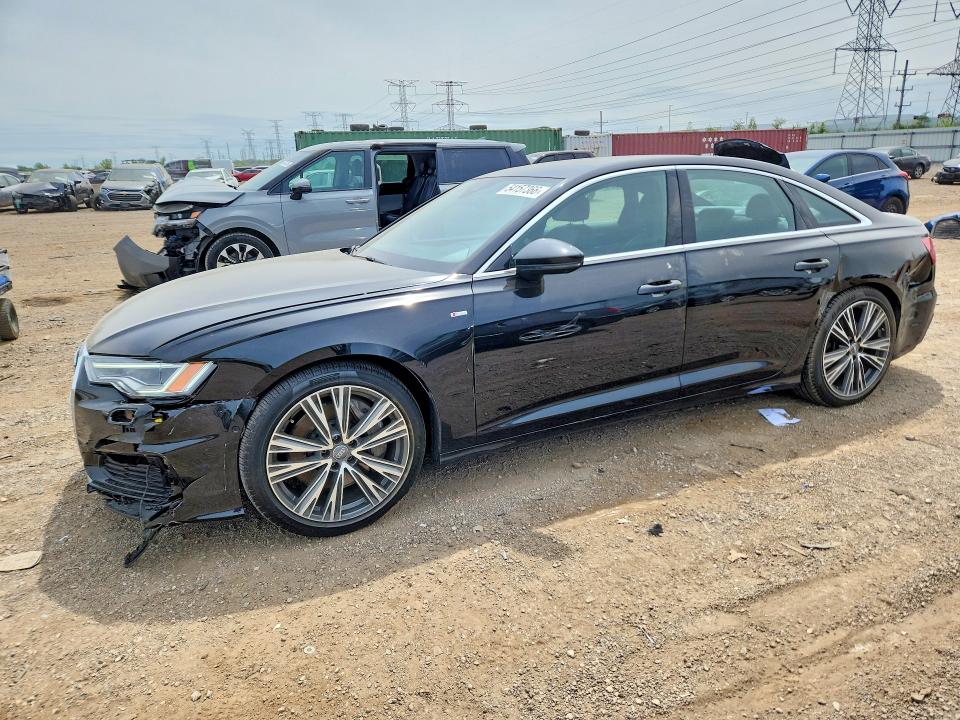 2019 Audi VIN WAUL2AF26KN110169 COPART salvage auction — FRONT END, Il - Salvage Certificate, sold $10,000 on 2026-07-30 (photo 1)