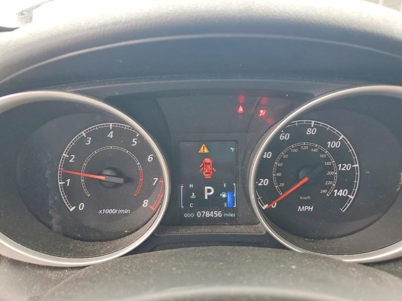 2011 Mitsubishi Outlander VIN JA4AP3AU6BZ020815 COPART salvage auction — FRONT END, Tx - Salvage Vehicle Title, sold $525 on 2026-07-02 (photo 9)