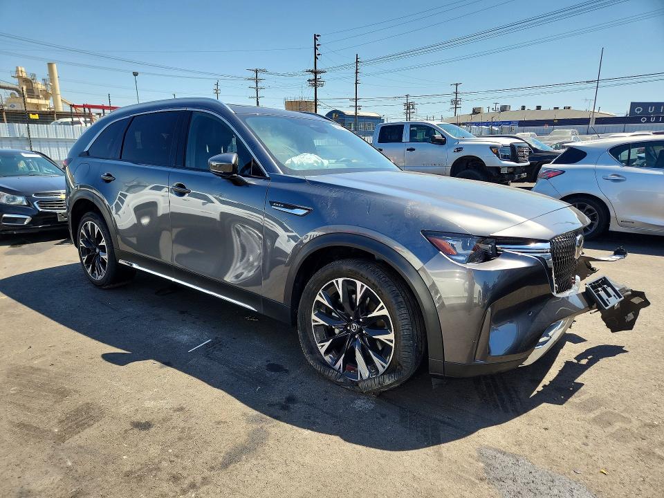 2025 Mazda Cx-90 VIN JM3KKEHA4S1236720 COPART salvage auction — FRONT END, CA - SALVAGE CERTIFICATE, sold $7,500 on 2026-07-15 (photo 4)