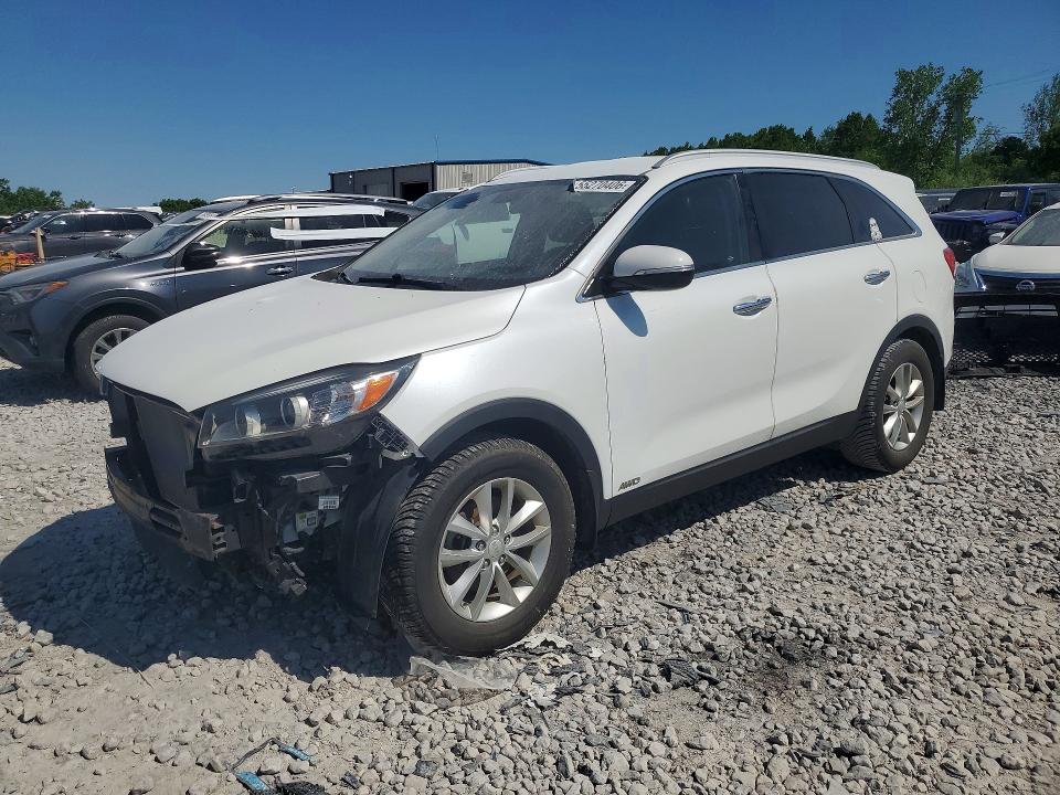 2016 Kia Sorento VIN 5XYPGDA36GG062176 COPART salvage auction — FRONT END, Mi - Certificate Of Title, sold $1,200 on 2026-07-02 (photo 1)