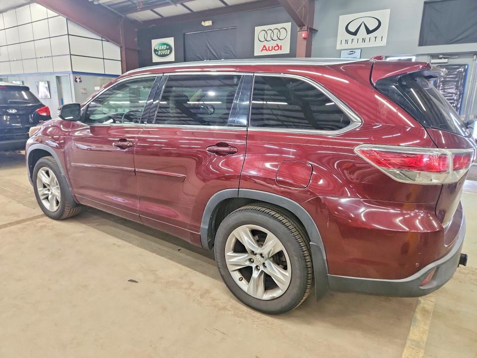 2014 Toyota Highlander VIN 5TDDKRFH1ES008917 COPART salvage auction — SIDE, Ma - Certificate Of Title (P), sold $12,500 on 2026-07-17 (photo 2)