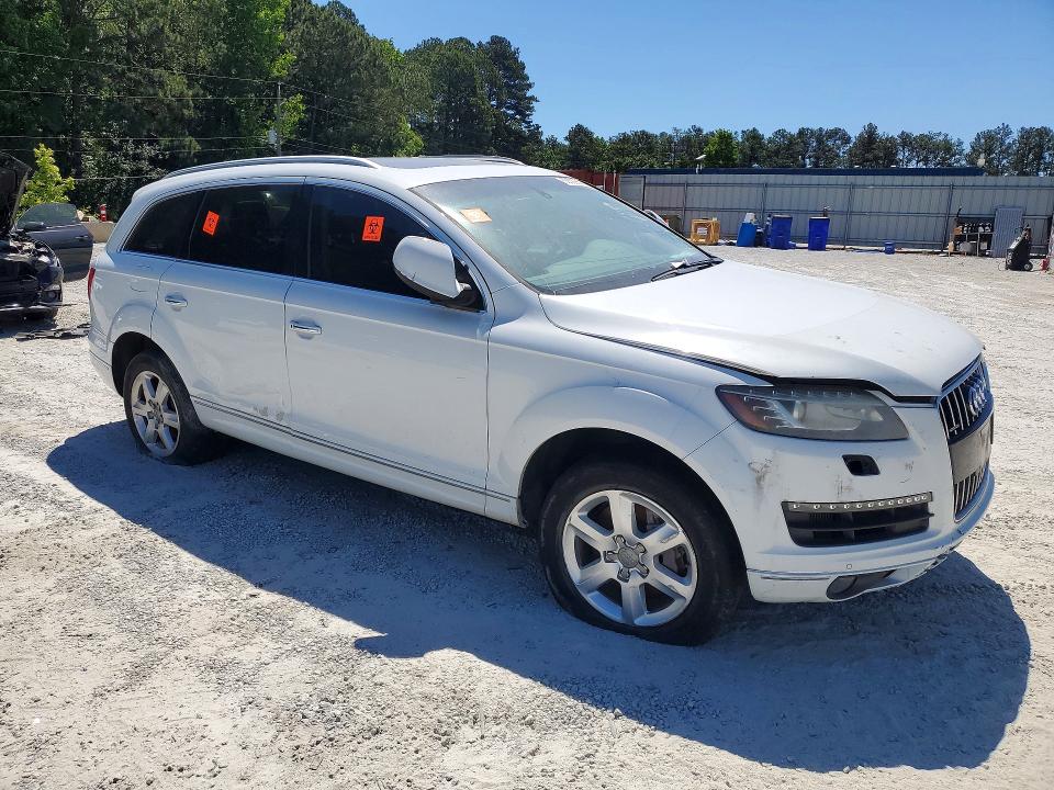 2014 Audi Q7 VIN WA1LMAFE7ED018502 COPART salvage auction — MECHANICAL, Tx - Certificate Of Title, sold $5,400 on 2026-09-02 (photo 4)
