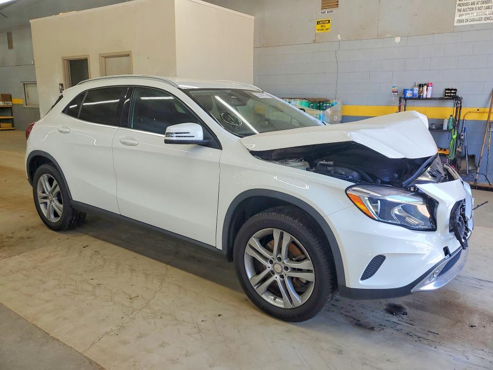 2015 Mercedes-benz Gla-klasse VIN WDCTG4EB8FJ165155 COPART salvage auction — FRONT END, Nc - Salvage Certificate Of Title, sold $2,250 on 2026-07-15 (photo 4)