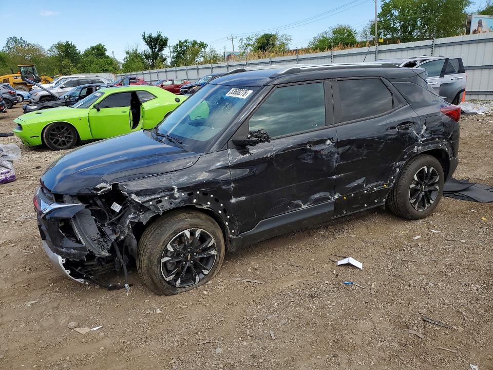 2021 Chevrolet Trailblazer VIN KL79MPSLXMB102036 COPART salvage auction — SIDE, Il - Salvage Certificate, sold $2,100 on 2026-07-31 (photo 1)
