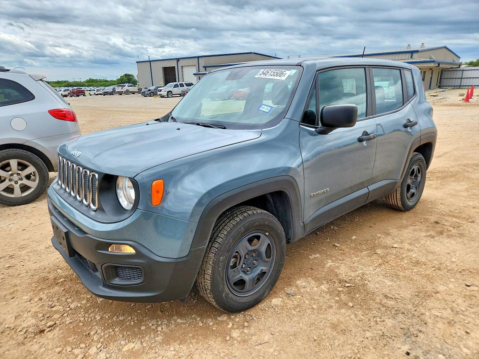 2017 Jeep VIN ZACCJBAB7HPG02566 COPART salvage auction — SIDE, Tx - Salvage Vehicle Title, sold $2,150 on 2026-08-06 (photo 1)