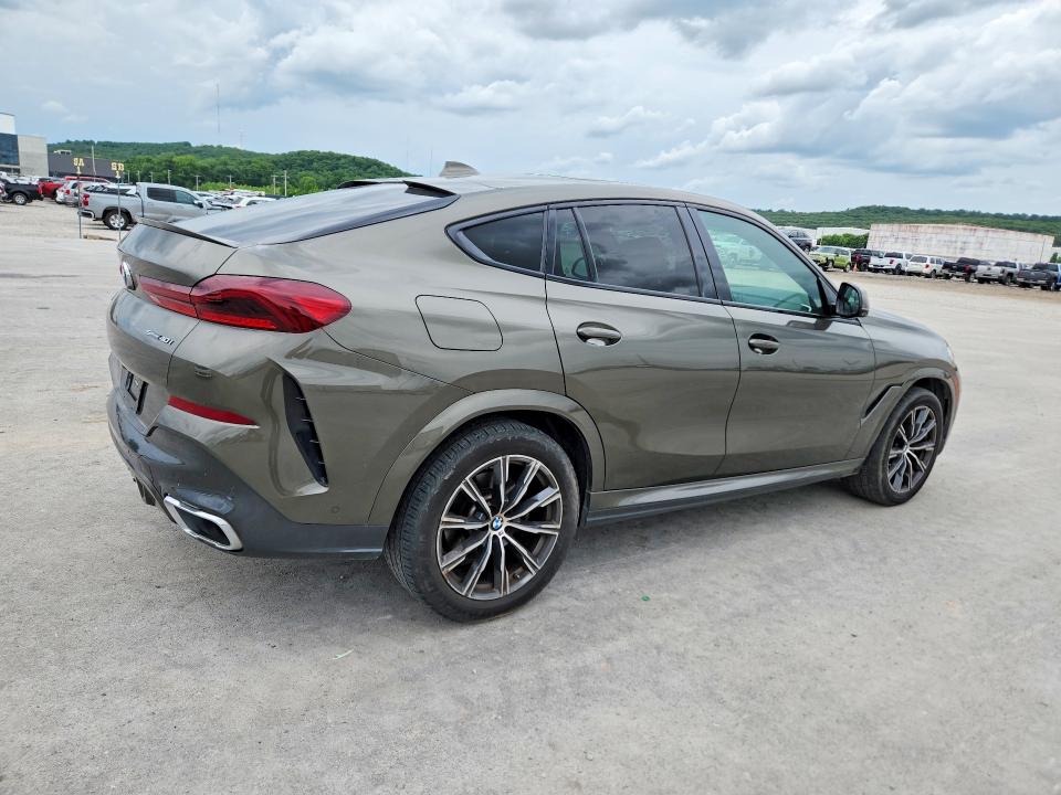 2021 BMW X6 VIN 5UXCY4C07M9D83172 COPART salvage auction — MECHANICAL, Ar - Certificate Of Title, sold $27,000 on 2026-07-17 (photo 3)