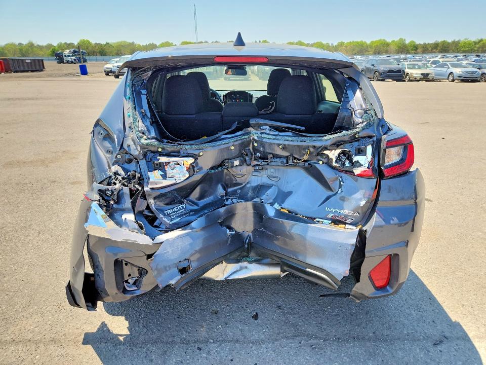 2024 Subaru Impreza VIN JF1GUHJC8R8852241 COPART salvage auction — REAR END, Ny - Mv-907A Salvage Certificate, sold $3,700 on 2026-07-13 (photo 6)