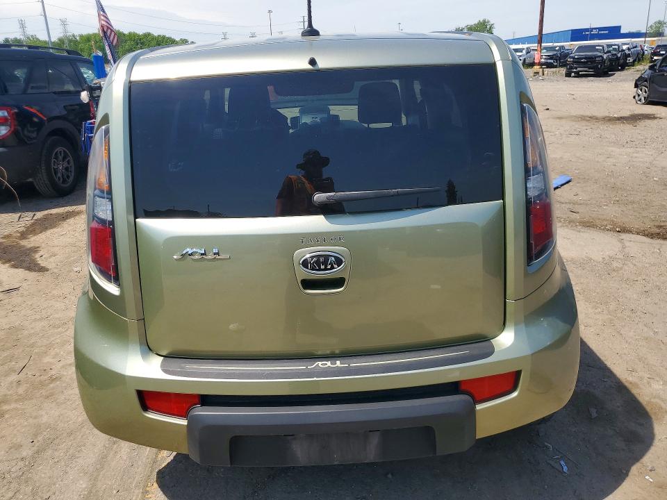 2010 Kia Soul VIN KNDJT2A23A7126028 COPART salvage auction — REAR END, Mi - Certificate Of Title, sold $1,100 on 2026-07-10 (photo 6)