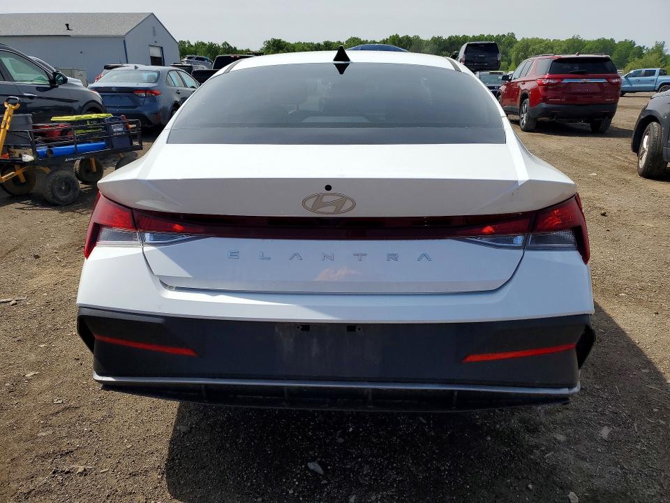 2024 Hyundai Elantra VIN KMHLL4DG4RU846197 COPART salvage auction — REAR END, Oh - Cert Of Title-Salvage, sold $5,300 on 2026-07-20 (photo 6)
