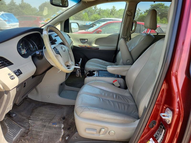 2014 Toyota VIN 5TDYK3DC6ES526494 COPART salvage auction — FRONT END, IL - SALVAGE CERTIFICATE, sold $1,550 on 2026-07-09 (photo 7)
