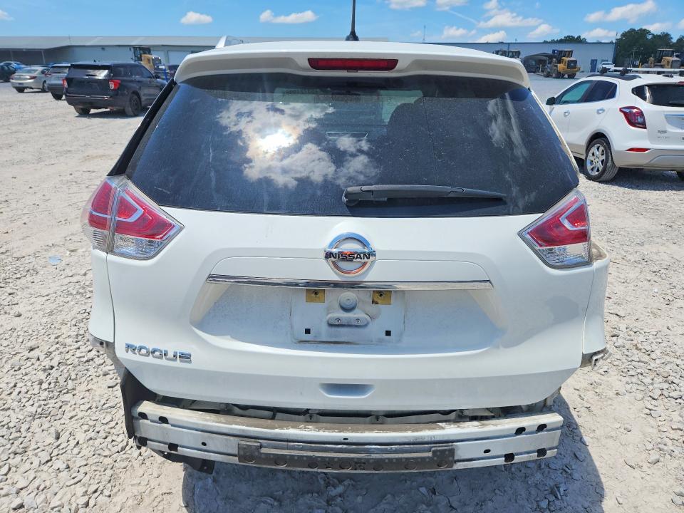 2016 Nissan Rogue VIN KNMAT2MT8GP708610 COPART salvage auction — REAR END, Tn - Salvage Certificate, sold $1,250 on 2026-07-02 (photo 6)