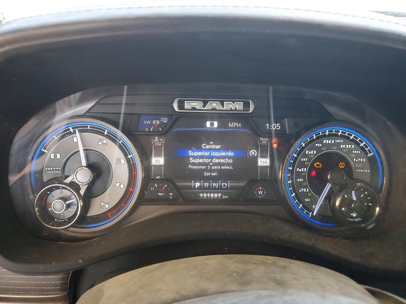 2021 Ram 2500 VIN 3C6UR5TL9MG594848 COPART salvage auction — VANDALISM, Tx - Salvage Vehicle Title, sold $125 on 2026-07-31 (photo 9)