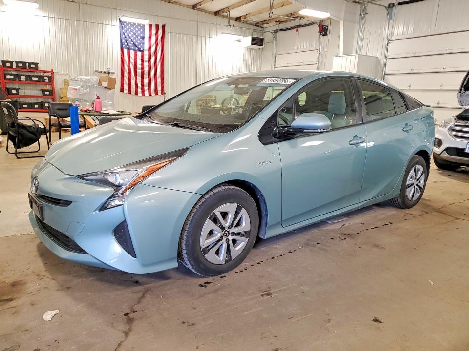 2016 Toyota Prius VIN JTDKARFU7G3024079 COPART salvage auction — REAR END, MN - CERT OF TITLE-SALVAGE, sold $5,000 on 2026-07-07 (photo 1)