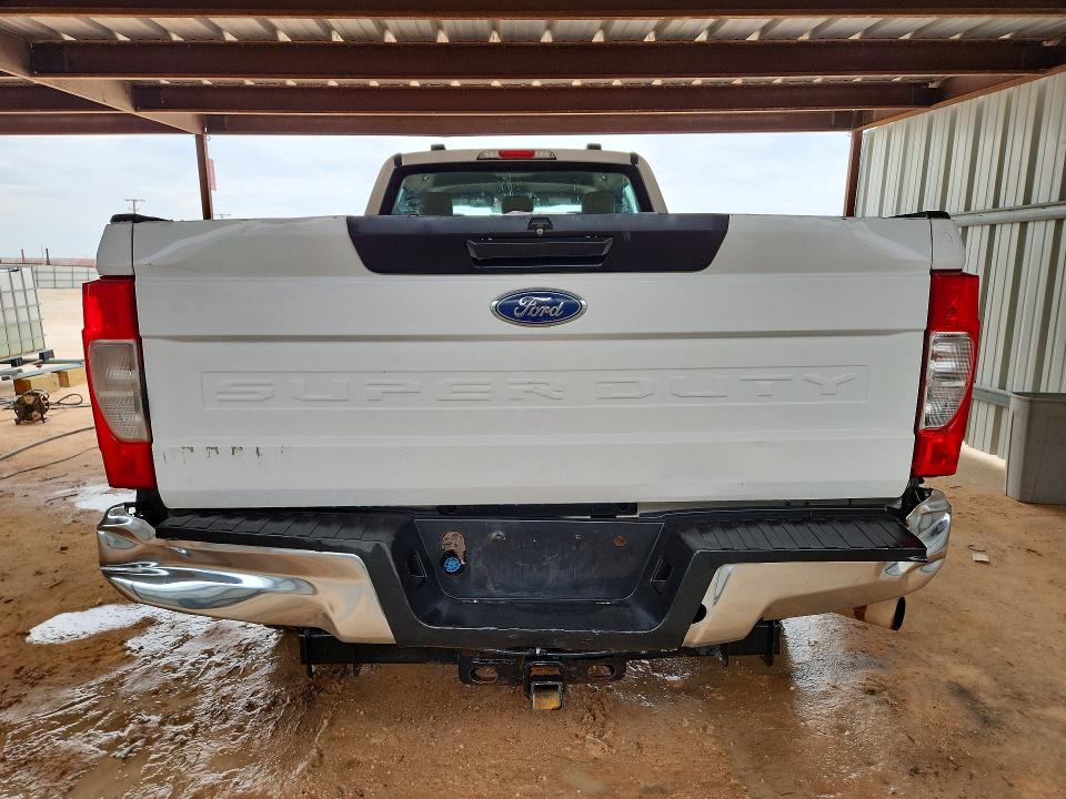 2021 Ford F-250 super duty VIN 1FT7W2B64MEC09339 COPART salvage auction — REAR END, Tx - Certificate Of Title, sold $7,500 on 2026-07-30 (photo 6)