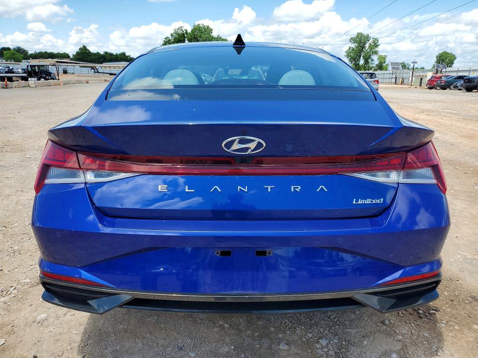 2021 Hyundai VIN 5NPLP4AG7MH026731 COPART salvage auction — FRONT END, Ok - Cert Of Title-Salvage, sold $4,800 on 2026-07-28 (photo 6)