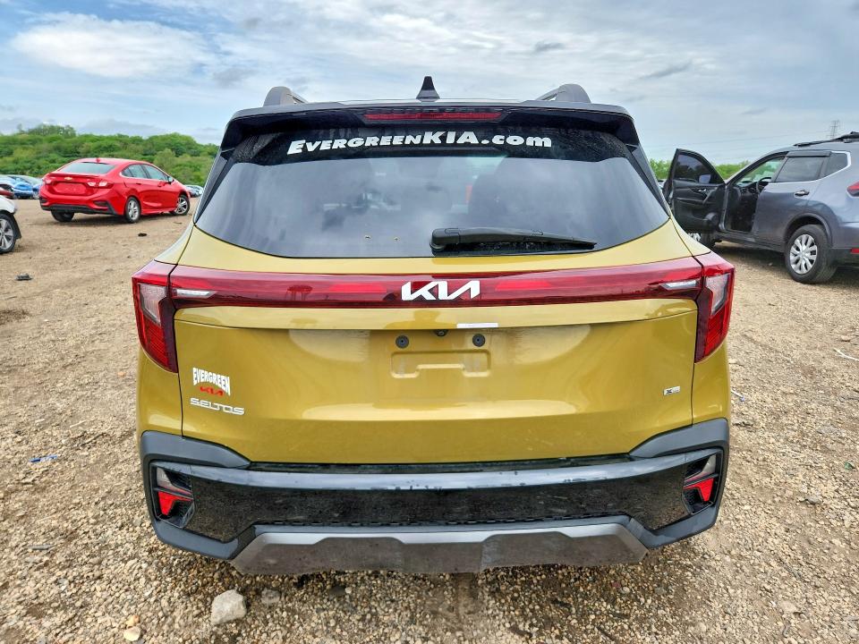2024 Kia Seltos VIN KNDEUCA70R7611013 COPART salvage auction — FRONT END, Il - Salvage Certificate, sold $4,450 on 2026-07-31 (photo 6)