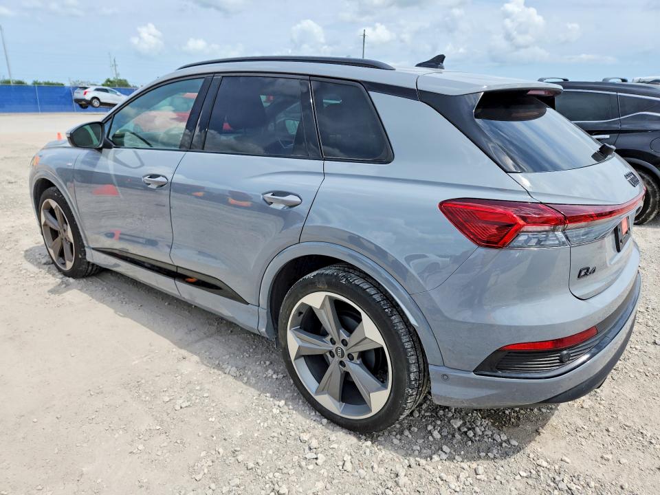 2024 Audi Q4 e-tron VIN WA1LUBFZ9RP084319 COPART salvage auction — VANDALISM, Fl - Certificate Of Destruction, sold $17,100 on 2026-07-15 (photo 2)