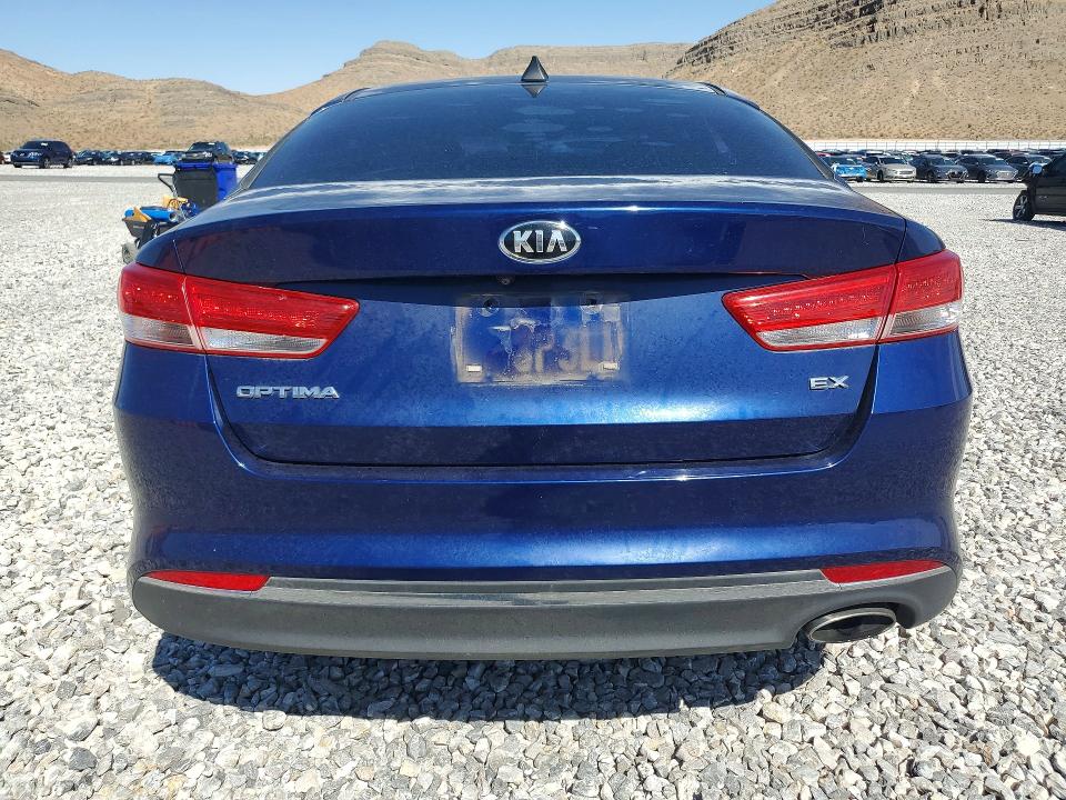 2016 Kia Optima VIN 5XXGU4L36GG017328 COPART salvage auction — FRONT END, Nv - Salvage Title, sold $1,100 on 2026-07-08 (photo 6)