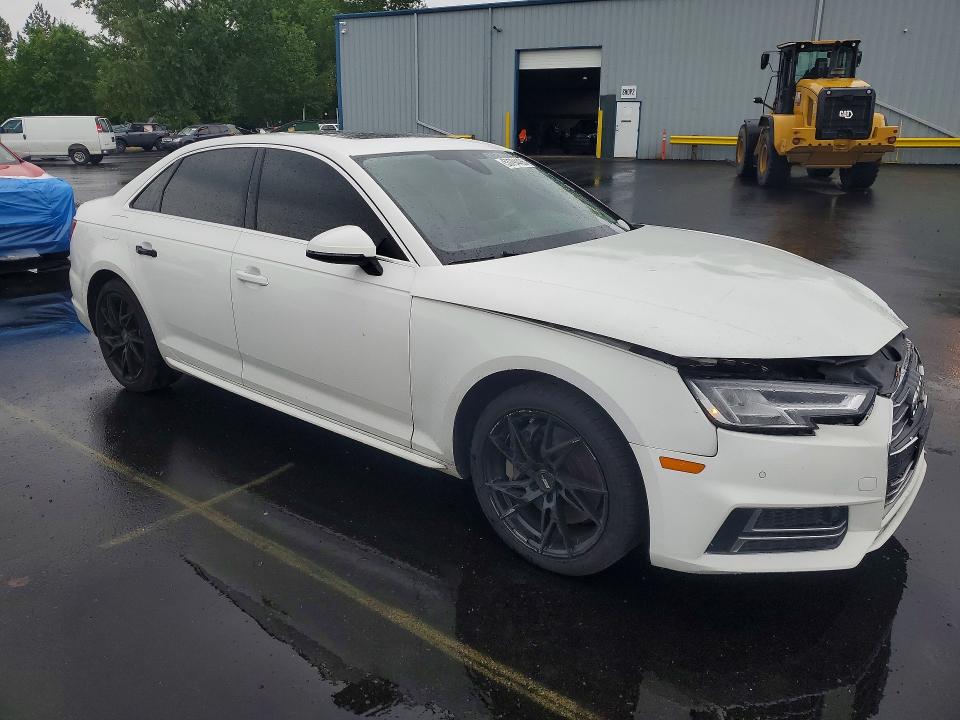 2017 Audi A4 VIN WAULNAF43HN057965 COPART salvage auction — FRONT END, Or - Certificate Of Title (P), sold $2,500 on 2026-07-22 (photo 4)