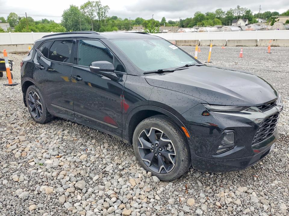 2022 Chevrolet Blazer VIN 3GNKBERS2NS222616 COPART salvage auction — REAR END, Oh - Cert Of Title-Salvage, sold $6,300 on 2026-07-02 (photo 4)