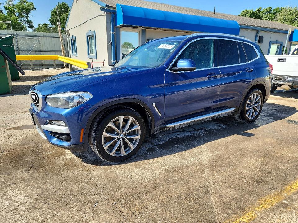 2019 BMW X3 VIN 5UXTR9C54KLD98735 — COPART salvage auction photo