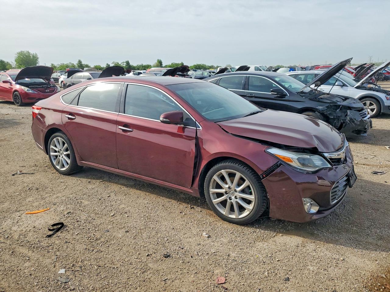 2014 Toyota Avalon VIN 4T1BK1EB6EU120724 COPART salvage auction — Front End, IL - SALVAGE CERTIFICATE, sold $2,850 on 2026-06-30 (photo 4)