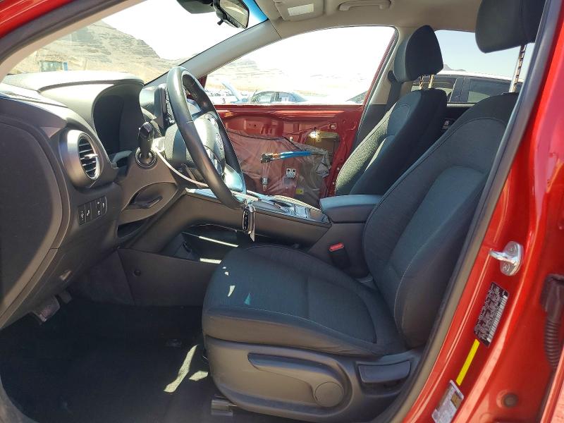 2020 Hyundai Kona VIN KM8K23AG0LU063740 COPART salvage auction — FRONT END, Nv - Salvage Title, sold $6,000 on 2026-07-13 (photo 7)