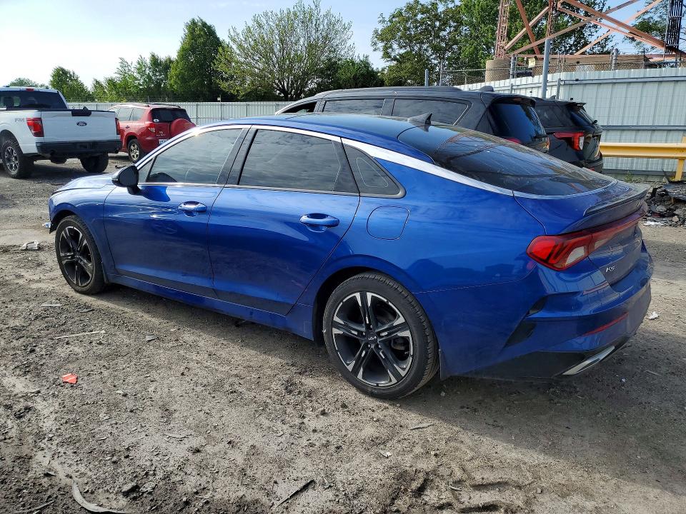 2022 Kia K5 VIN 5XXG64J28NG091044 COPART salvage auction — FRONT END, In - Cert Of Title-Salvage Title, sold $4,600 on 2026-07-20 (photo 2)
