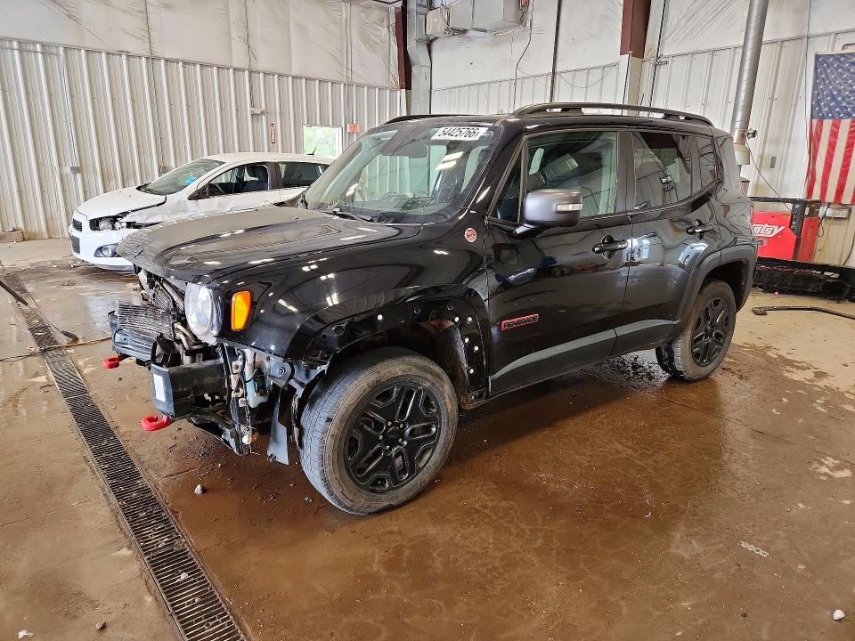 2018 Jeep VIN ZACCJBCB0JPH41800 COPART salvage auction — FRONT END, WI - JUNKED VEHICLE BILL OF SALE, sold $900 on 2026-08-03 (photo 1)