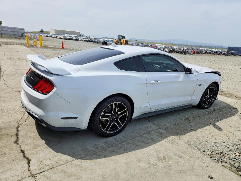 2022 Ford Mustang VIN 1FA6P8CF8N5129656 COPART salvage auction — FRONT END, Ca - Salvage Certificate, sold $10,100 on 2026-07-02 (photo 3)