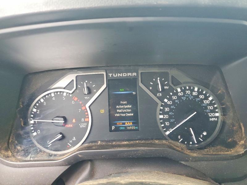 2025 Toyota Tundra VIN 5TFLA5DB8SX333382 COPART salvage auction — FRONT END, Tx - Salvage Vehicle Title, sold $15,700 on 2026-07-13 (photo 9)