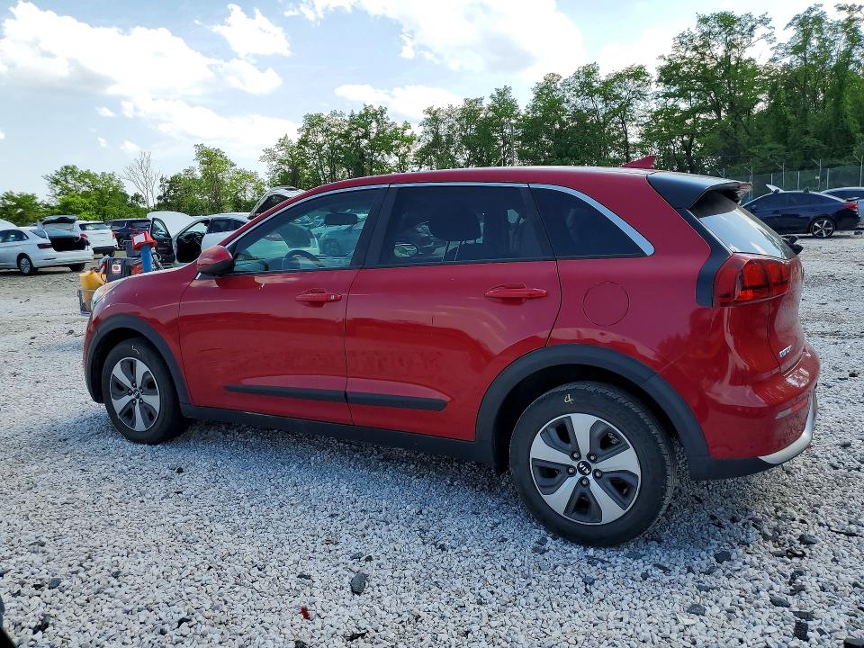 2017 Kia Niro VIN KNDCB3LC1H5067557 COPART salvage auction — UNDERCARRIAGE, Salvage Title, sold $1,300 on 2026-07-28 (photo 2)