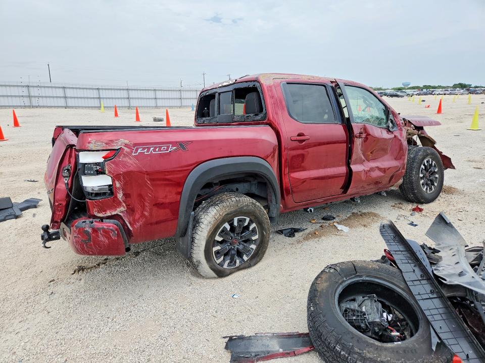 2023 Nissan Frontier VIN 1N6ED1EJ3PN630848 COPART salvage auction — ALL OVER, Tx - Salvage Vehicle Title, sold $1,550 on 2026-07-09 (photo 3)