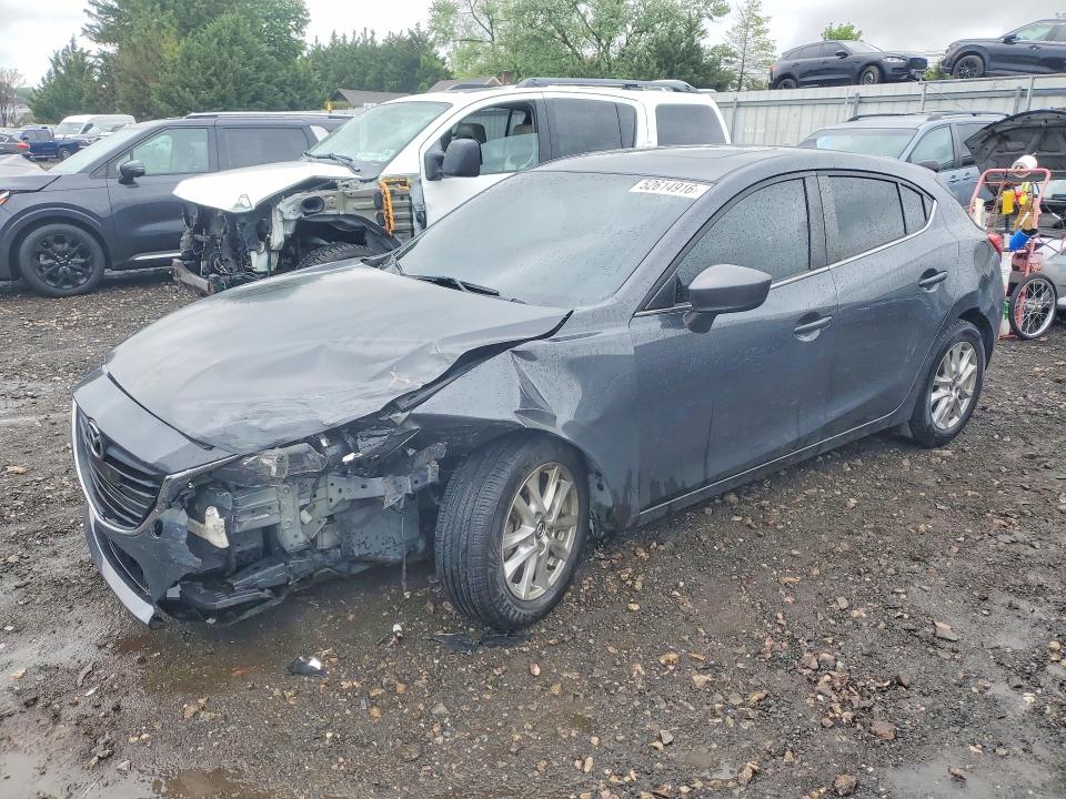 2016 Mazda VIN JM1BM1M72G1338465 COPART salvage auction — FRONT END, Md - Cert Of Salvage > 75% Damage, sold $300 on 2026-07-27 (photo 1)