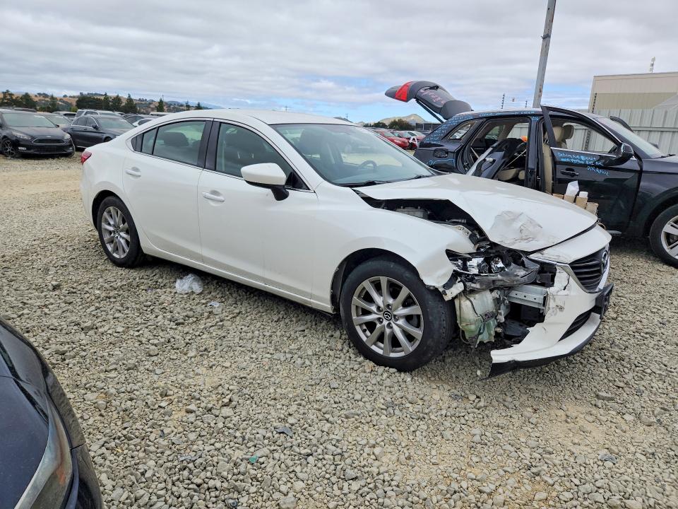 2016 Mazda 6 VIN JM1GJ1U57G1438249 COPART salvage auction — FRONT END, CA - SALVAGE CERTIFICATE, sold $1,600 on 2026-07-02 (photo 4)