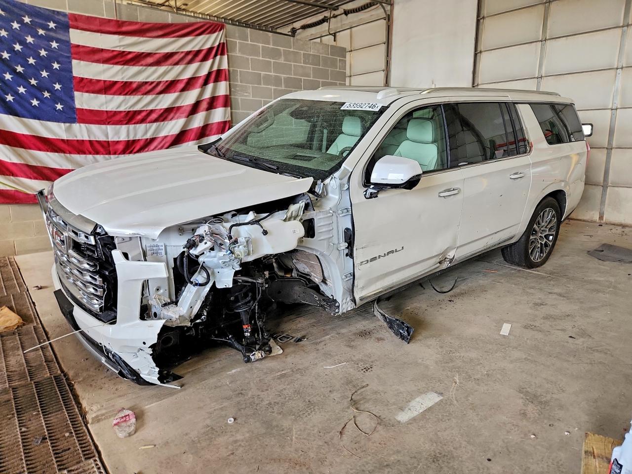 2025 GMC Yukon XL VIN 1GKS2JRL1SR285445 — COPART salvage auction photo