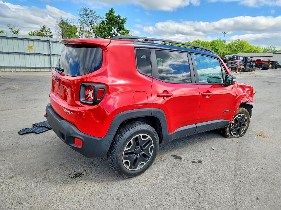 2017 Jeep Renegade VIN ZACCJBCB0HPG41268 COPART salvage auction — FRONT END, Nj - Cert Of Title-Salvage, sold $2,500 on 2026-07-09 (photo 3)
