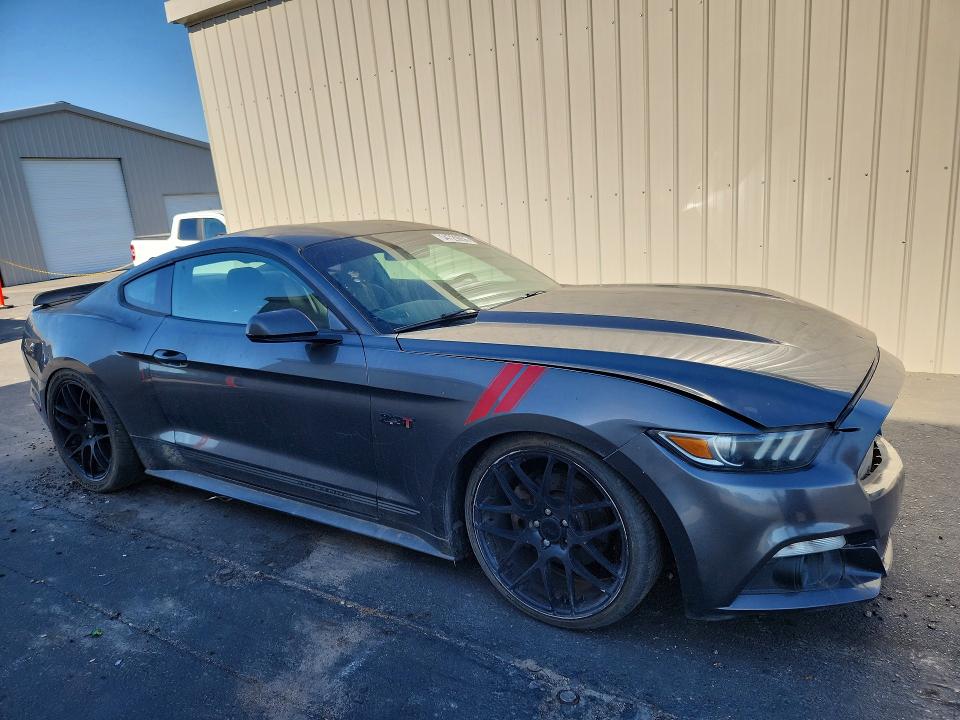 2015 Ford Mustang VIN 1FA6P8TH0F5319373 COPART salvage auction — FRONT END, Ca - Salvage Certificate, sold $2,950 on 2026-07-02 (photo 4)