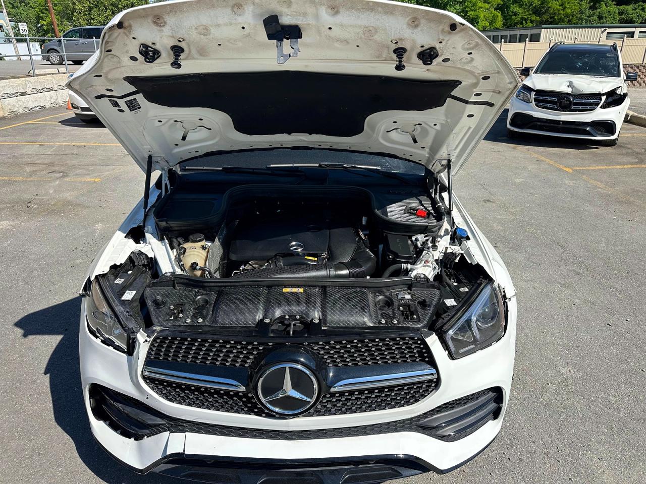 2022 Mercedes-Benz GLE-Class VIN 4JGFB4JB2NA631700 COPART salvage auction — Front End, NY - CERTIFICATE OF TITLE, sold $27,000 on 2026-07-01 (photo 9)