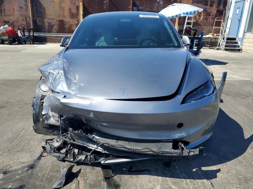 2024 Tesla VIN 5YJ3E1EA1RF859344 COPART salvage auction — FRONT END, Ca - Salvage Certificate, sold $9,500 on 2026-07-08 (photo 5)