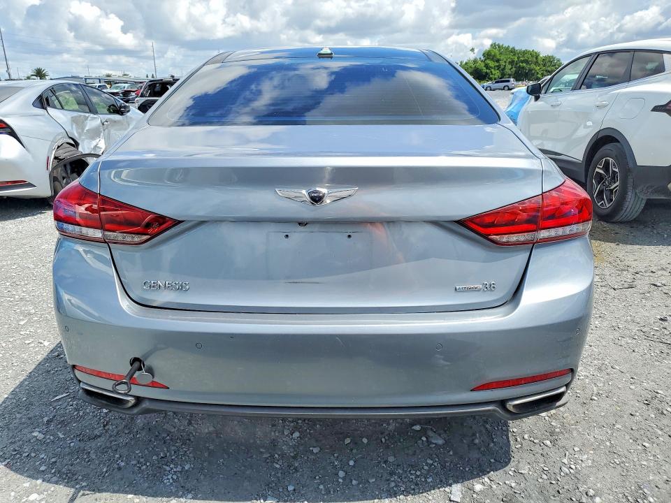2015 Hyundai Genesis VIN KMHGN4JE0FU087526 COPART salvage auction — FRONT END, Fl - Cert Of Title Slvg Rebuildable, sold $2,750 on 2026-07-17 (photo 6)