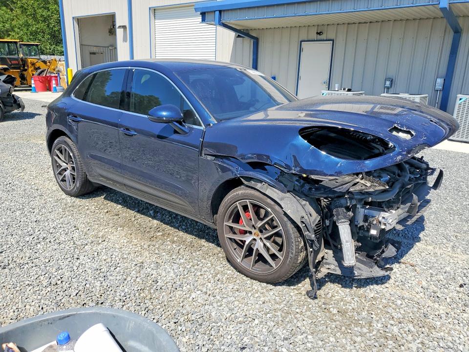 2022 Porsche Macan VIN WP1AG2A5XNLB22164 COPART salvage auction — FRONT END, Nc - Salvage Certificate Of Title, sold $18,200 on 2026-07-02 (photo 4)
