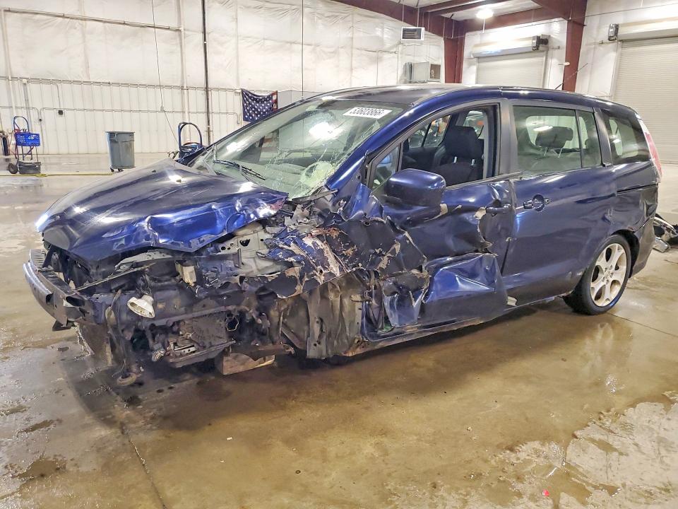 2010 Mazda 5 VIN JM1CR2WL5A0367851 COPART salvage auction — FRONT END, Mn - Cert Of Title-Prior Salvage, sold $500 on 2026-07-07 (photo 1)