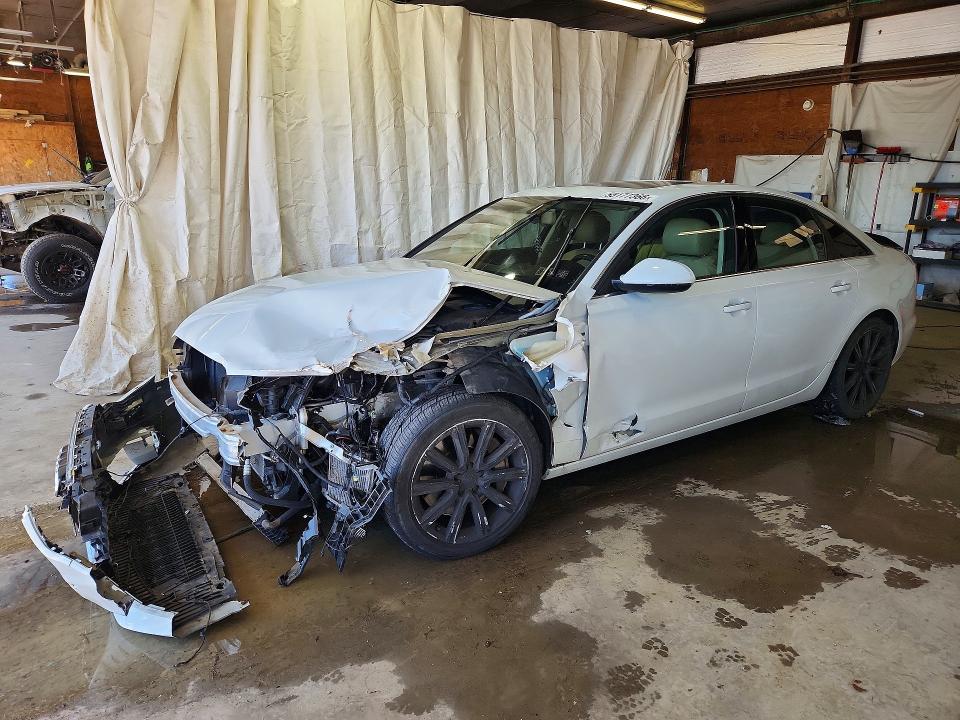2013 Audi A6 VIN WAUGGAFC8DN047347 COPART salvage auction — FRONT END, Pa - Certificate Of Salvage, sold $575 on 2026-07-30 (photo 1)