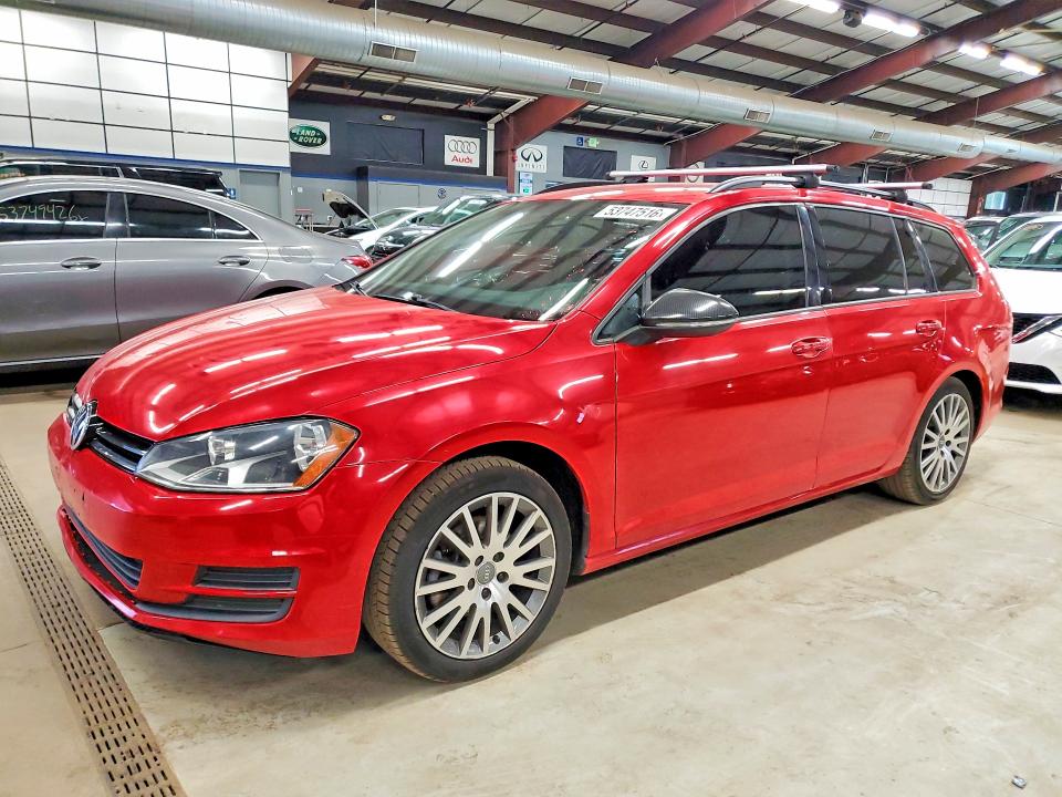 2017 Volkswagen Golf sportwagen VIN 3VW017AU6HM518014 — COPART salvage auction photo
