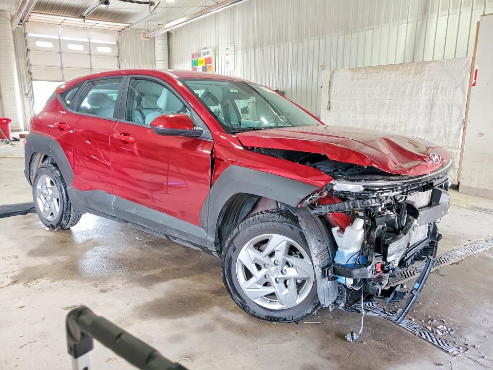2025 Hyundai Kona VIN KM8HACAB4SU308071 COPART salvage auction — FRONT END, Pa - Certificate Of Salvage, sold $7,000 on 2026-07-27 (photo 4)