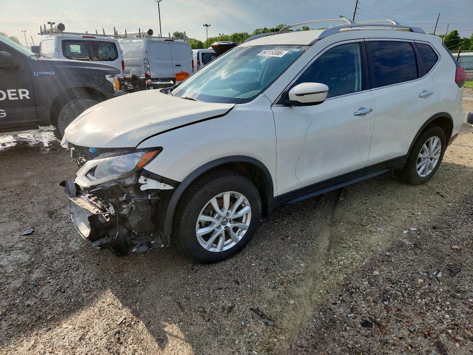 2020 Nissan Rogue VIN JN8AT2MV4LW140667 COPART salvage auction — FRONT END, In - Cert Of Title-Salvage Title, sold $3,700 on 2026-07-07 (photo 1)