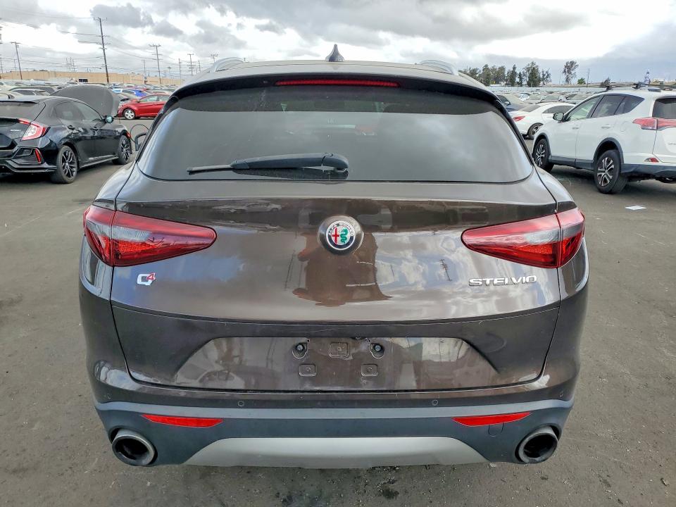 2018 Alfa romeo Stelvio VIN ZASFAKBN3J7C27954 COPART salvage auction — FRONT END, Ca - Salvage Certificate, sold $3,000 on 2026-07-08 (photo 6)